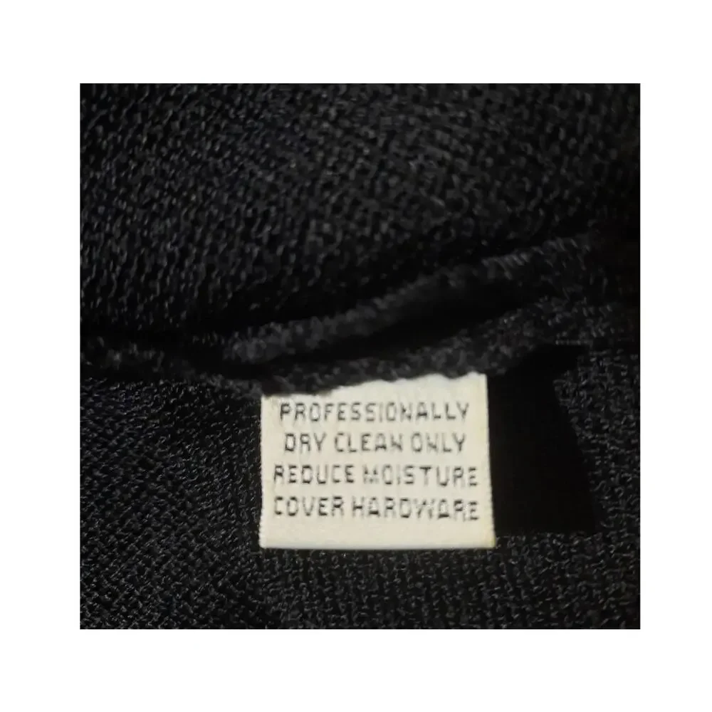 St John Evening By Marie Gray Womens Black Sweater Subtle Embellishment Size 14